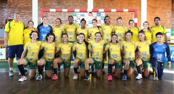 Seleção Brasileira de Handebol Júnior faz último treino em Goiânia nesta terça-feira